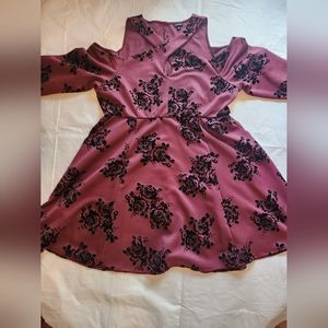 Floral knee length dress